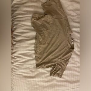 Crop top beige